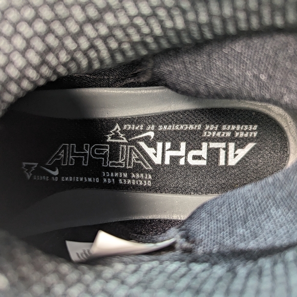 Nike Alpha Menace Elite 3 Black White CT6648-010 Football cleats size Men's 7 - Picture 7 of 10